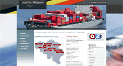 Desktop Screenshot of logisticsbelgium.com